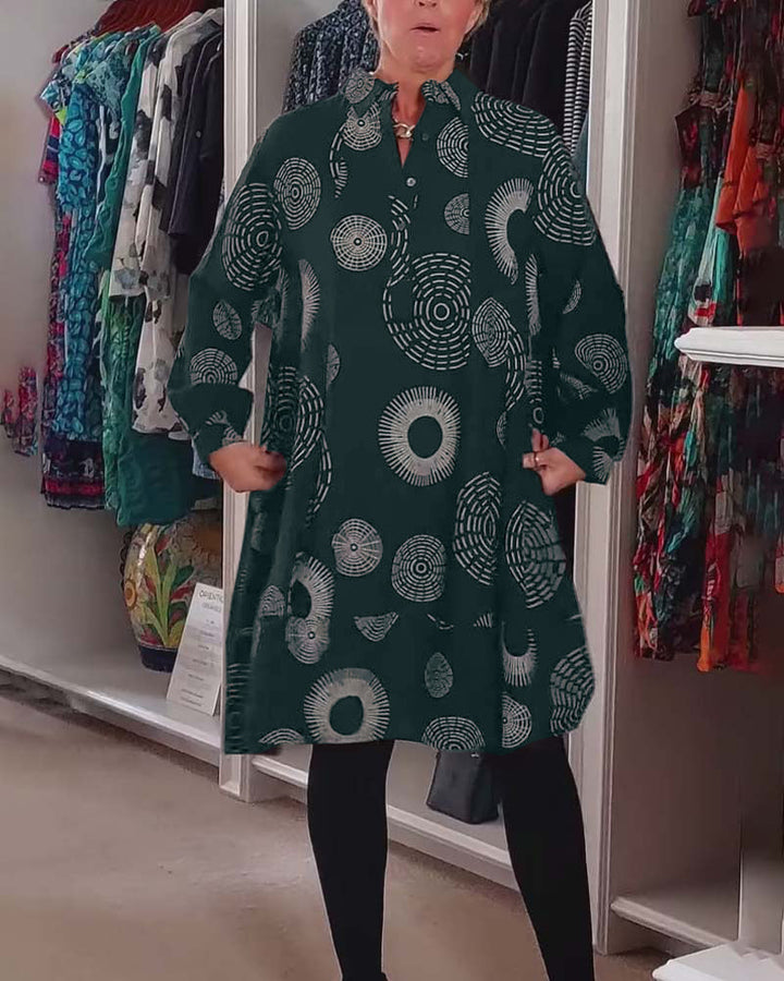 Marlene | Women's Casual Geometric Print Dress