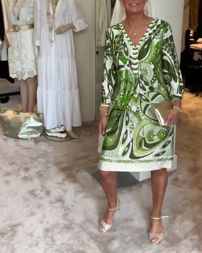 Mariane™ | Vintage Print Dress