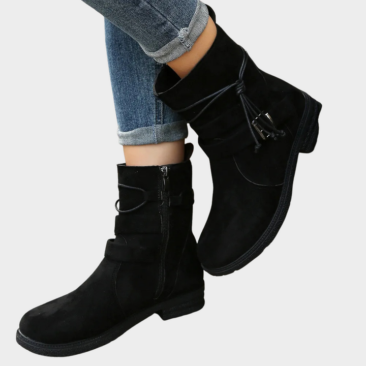 Delaney | Women's Low Heel Ankle Boots