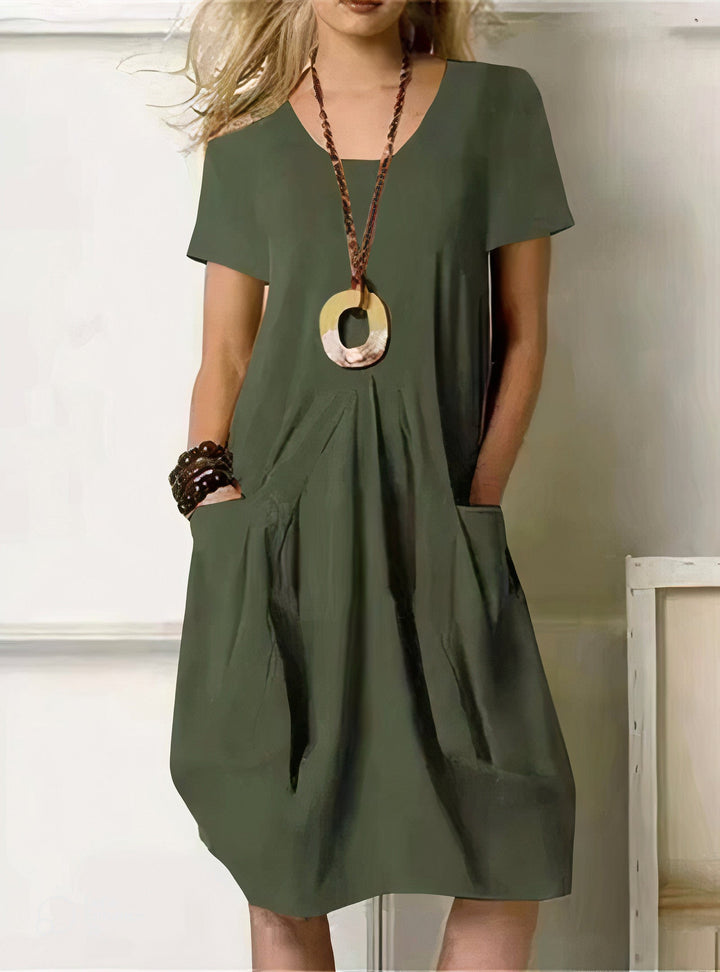 Gabrielle | Women's Relaxed Summer Loose Long Pocket Dress with Pockets