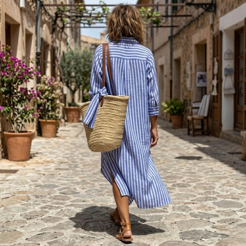 Nichole™ Chic Striped Summer Dress