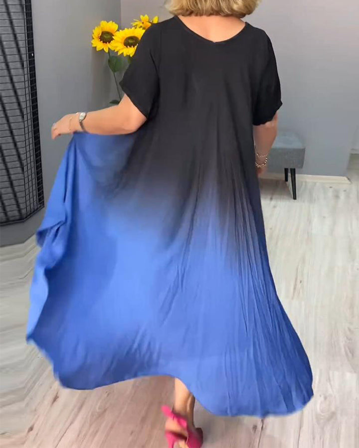 Joan | Women's Relaxed Summer Gradient Flowy Maxi Dress