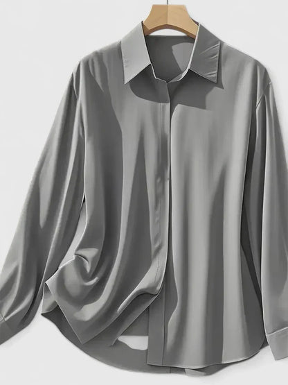 Ellen™ - Elegant Button-Down Top