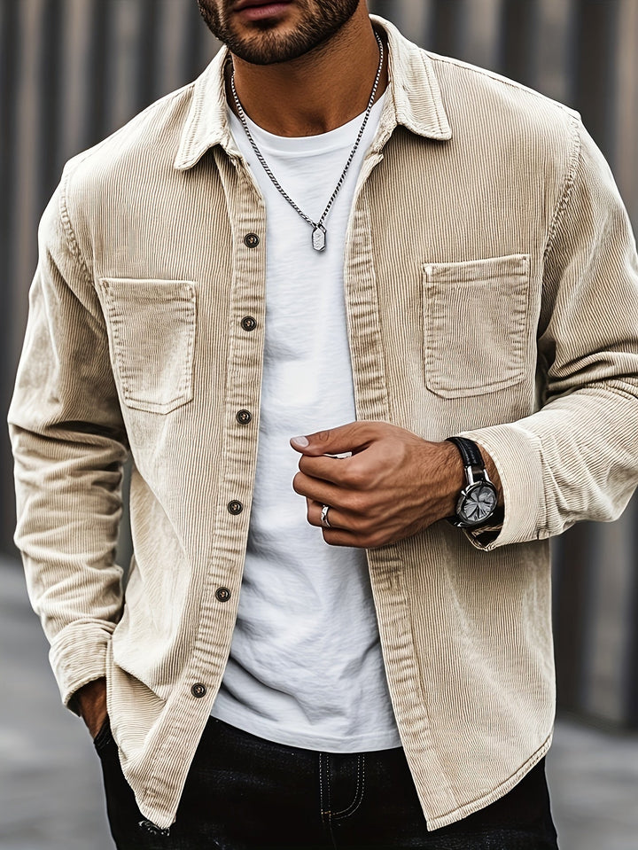 Johan | Men's Shirt Jacket with Pockets
