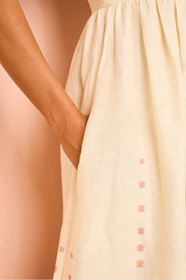 Wendy® Floral Paradise Maxi Dress with Straps and Pockets - Unique Print and Comfortable Fit