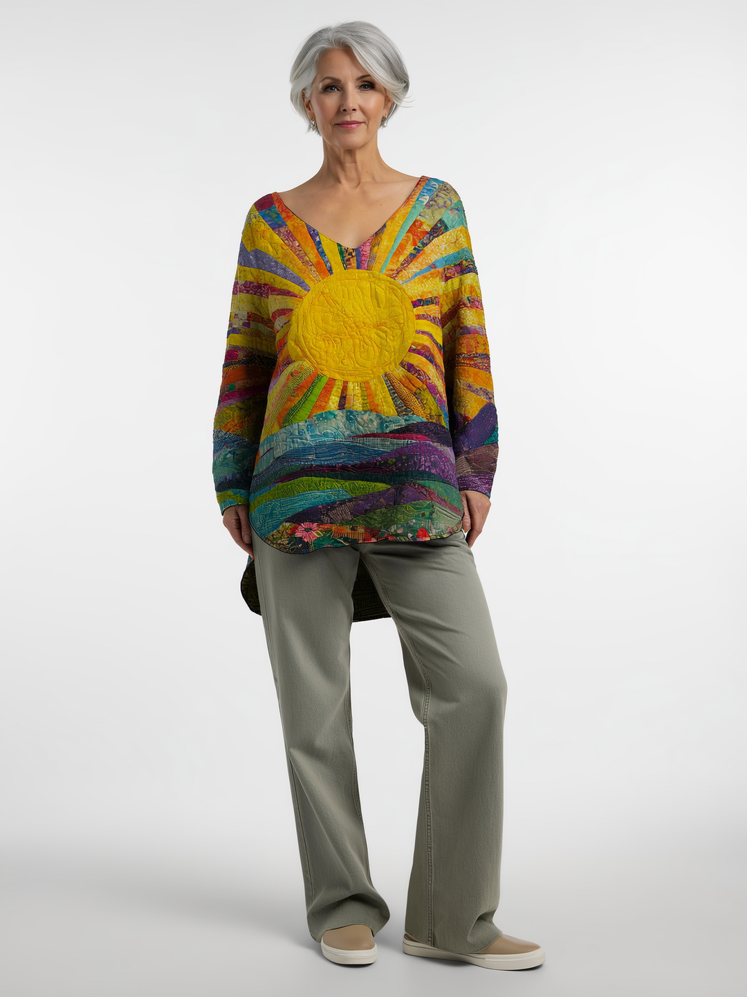Greer | Women's Cheerful Colorful Blouse