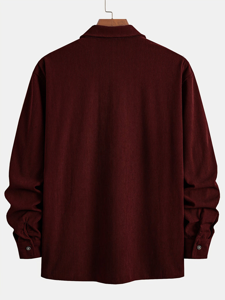 Bryce | Men's Long Sleeve Overshirt with Pockets and Buttons
