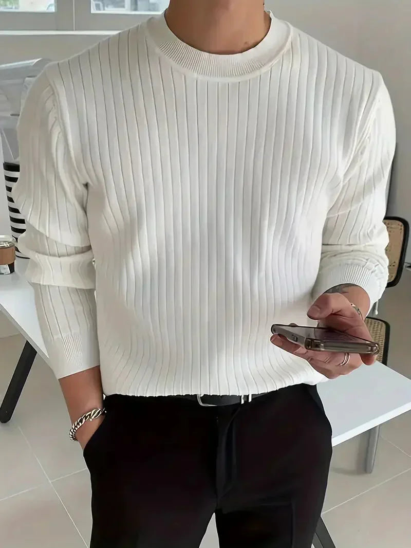 Brit & Boho™️ | Mike Essential Crew Neck Sweater