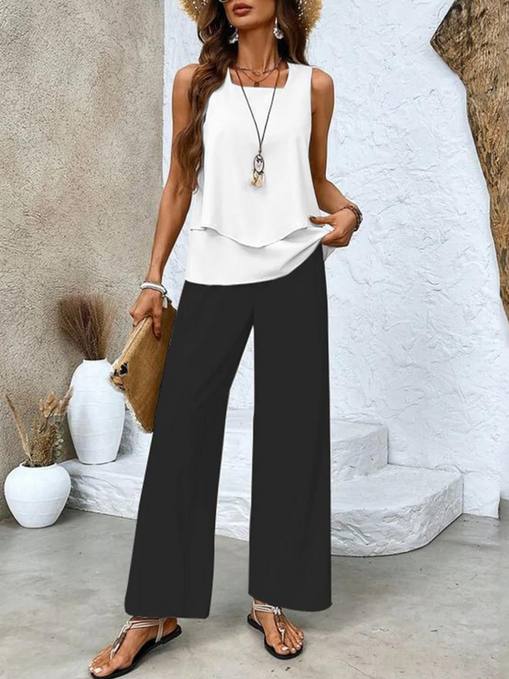 Elara | Relaxed Sleeveless Elegant Summer Set