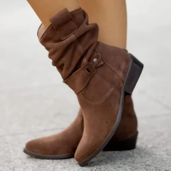 Francince | Women's LOW Heel Ankle Boots