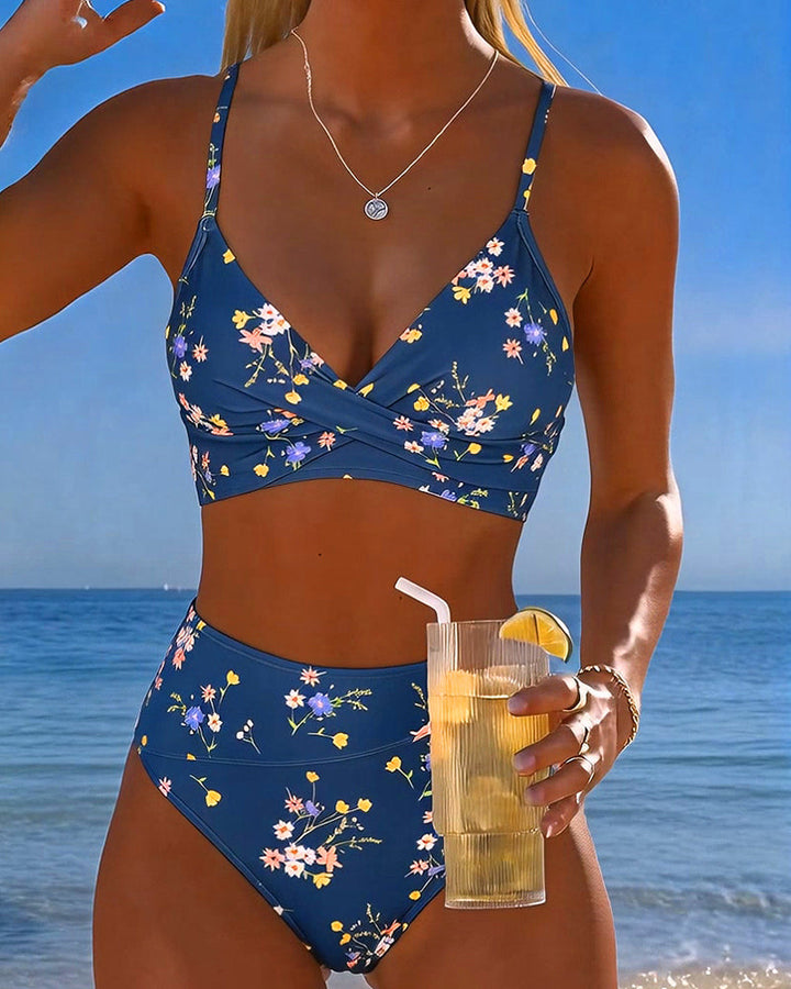 Giada | Women's Floral Bikini with Wire-Free Bra