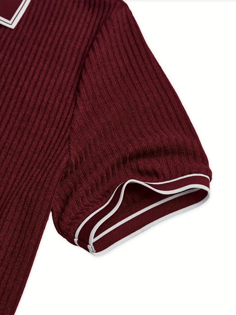Emilio | Men's Tailored Custom Polo with Buttons