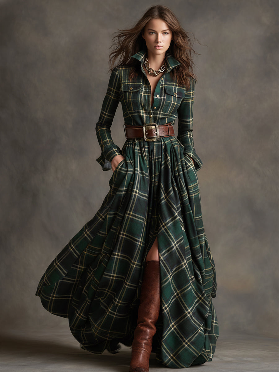 Evelyn | Women's Classic, Elegant Shirt Dress with Belt