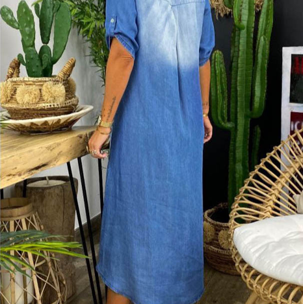 Ilse | Women's Relaxed Summer V-Neck Half Dress