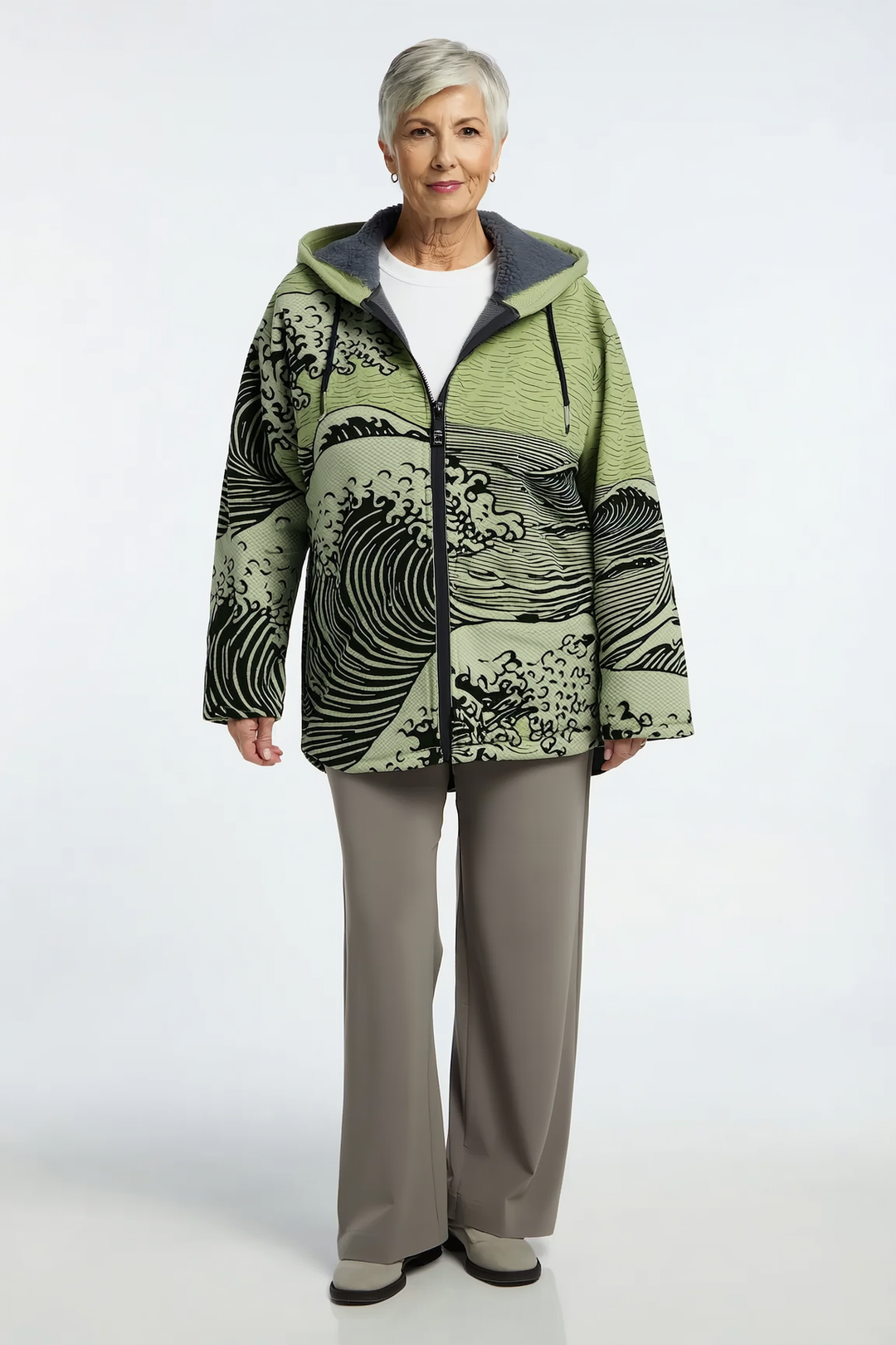 Elowen | Women's Oversized Cardigan with Artistic Inspiration