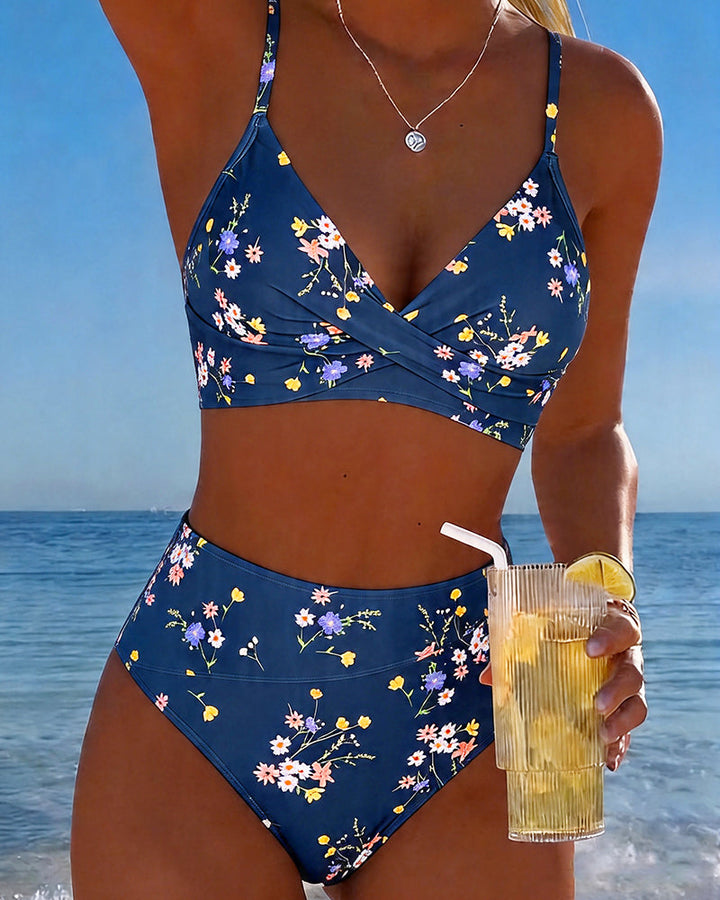 Giada | Women's Floral Bikini with Wire-Free Bra