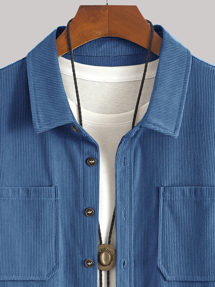 Bryce | Men's Long Sleeve Overshirt with Pockets and Buttons