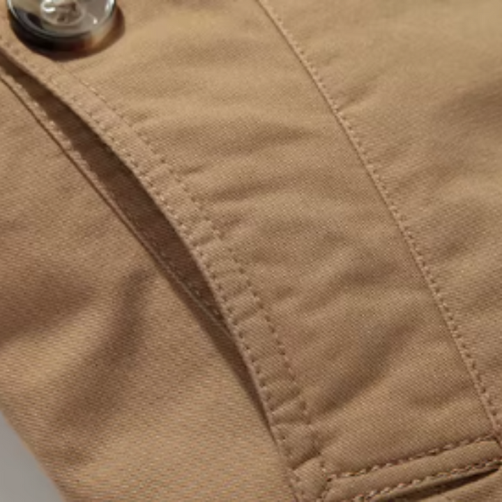 Men's Tailored Elegant Padded Trench Coat