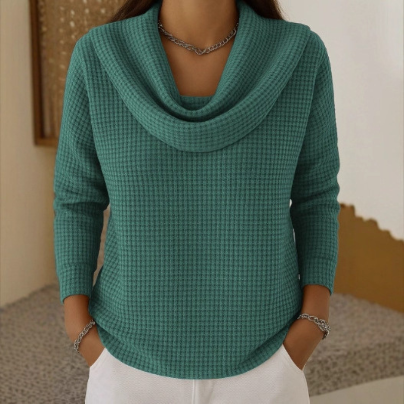 Amber™ – Warm Waffle Sweater