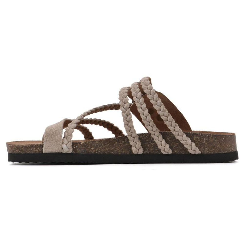 Hayleigh Cork Braided Sandals