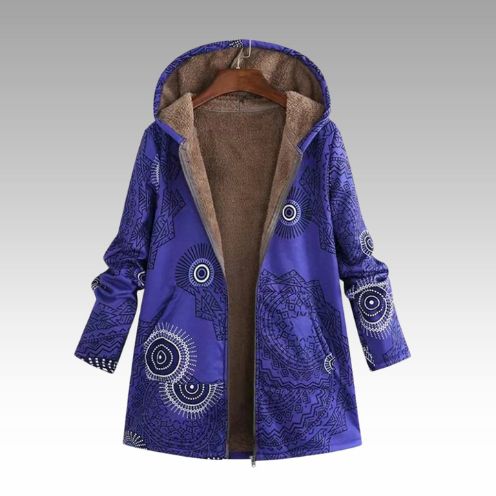 Cozeva | Women's Boho-Inspired Winter Jacket with Pockets
