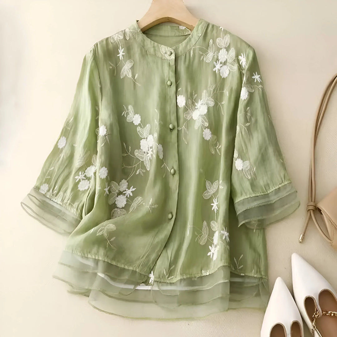 Madeline™ - Lightweight Cotton Blouse