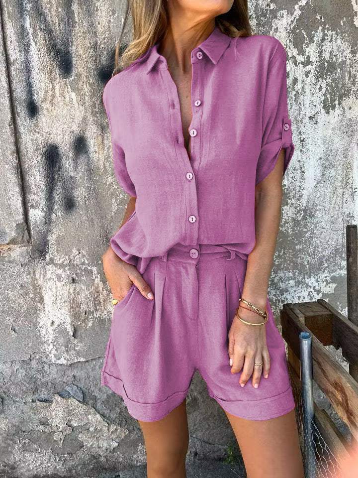 Gia™ – Stylish Cotton-Linen Set