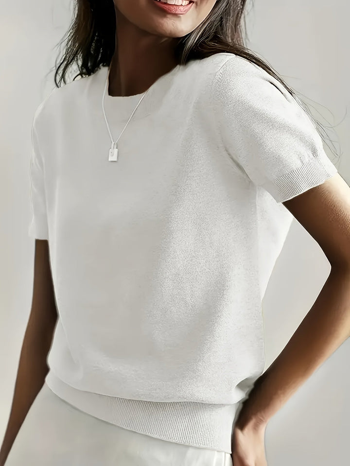 Leah™ - Casual Short Sleeve Top