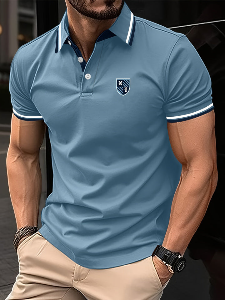 Elliot | Men's Short Sleeve Casual Polo Shirt