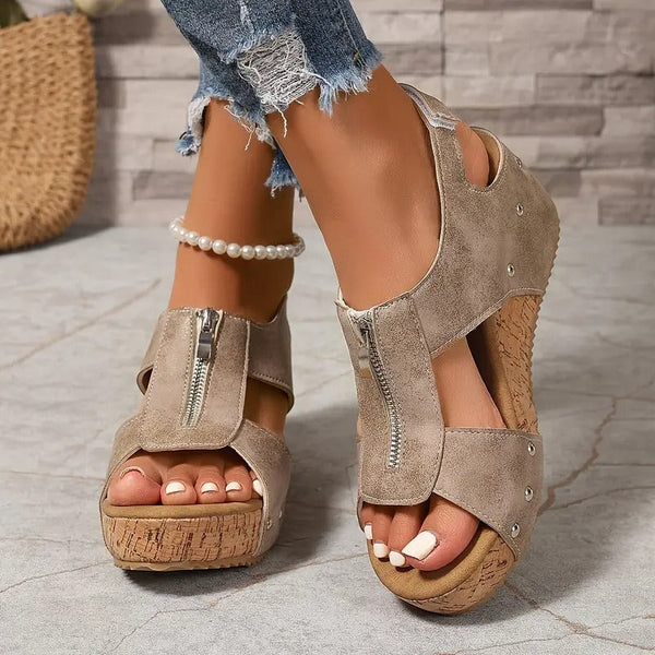 Camila™ - Stylish Retro Wedge Sandals