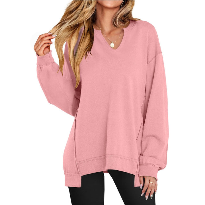 Kathrin | Women's V-Neck Tunic with Long Sleeves