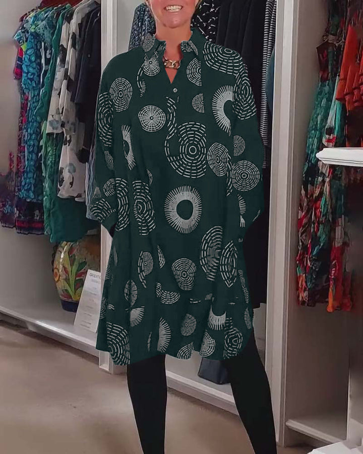 Marlene | Women's Casual Geometric Print Dress