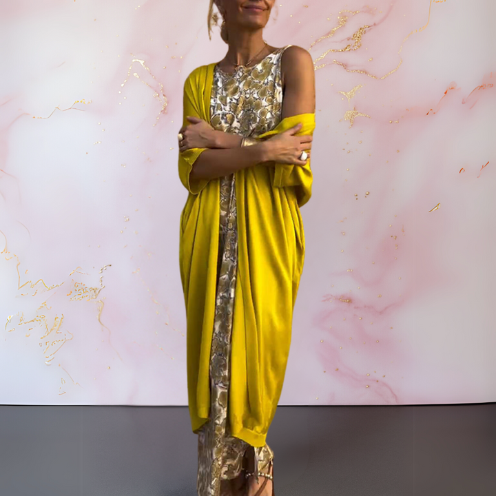 Melanie | Women's Elegant Dress With Cardigan