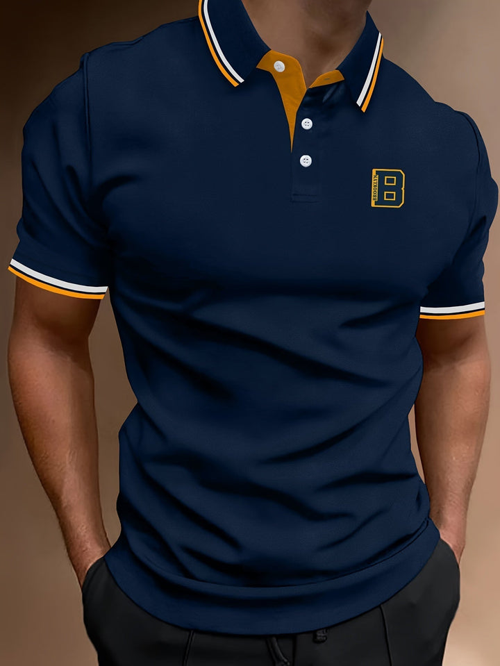 Elliot | Men's Short Sleeve Casual Polo Shirt
