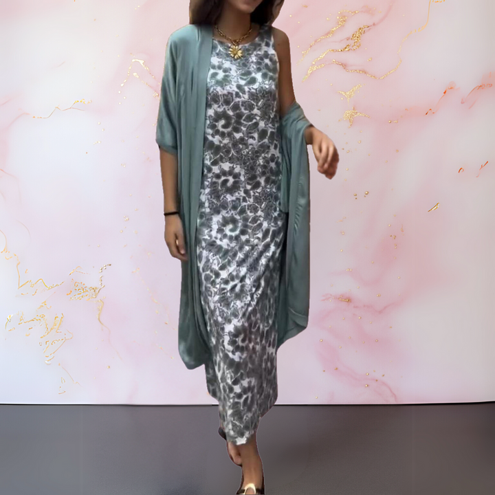 Melanie | Women's Elegant Dress With Cardigan