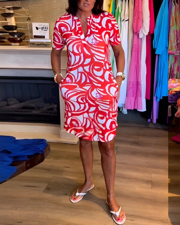 Nerea™ - Elegant Printed Dress