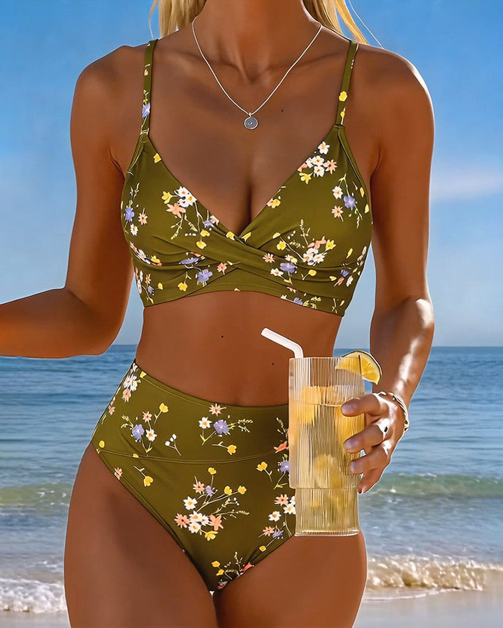 Giada | Women's Floral Bikini with Wire-Free Bra