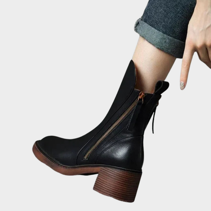 Gabriella | Women's Comfortable Ankle Heeled Boots