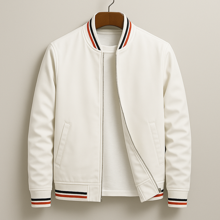 Colton | Striped Parker Jacket with Pockets