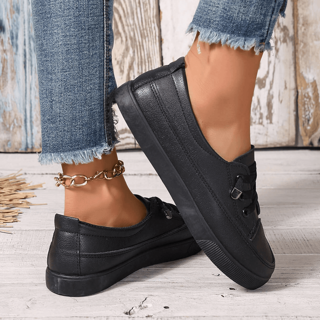 Elise | Women's Lace-Up Orthopedic Flat Shoes