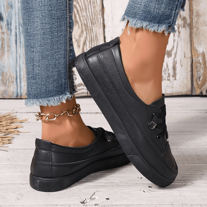 Elise | Women's Lace-Up Orthopedic Flat Shoes