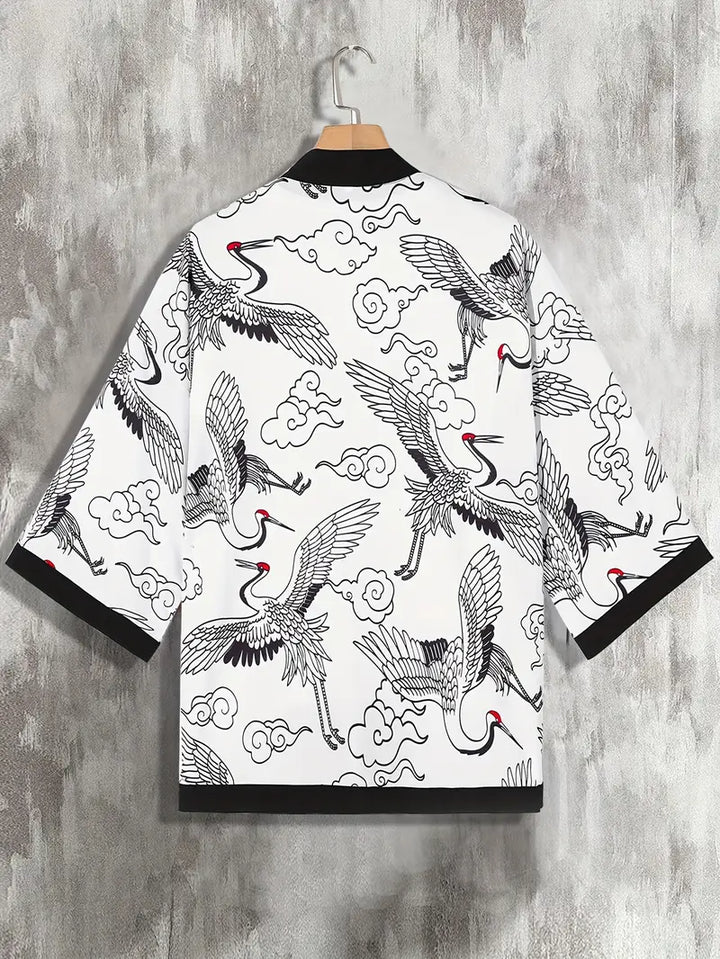 Aki | Men's 3/4 Sleeve Lightweight Kimono Cardigan
