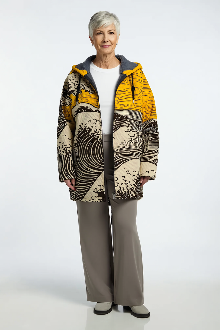 Elowen | Women's Oversized Cardigan with Artistic Inspiration