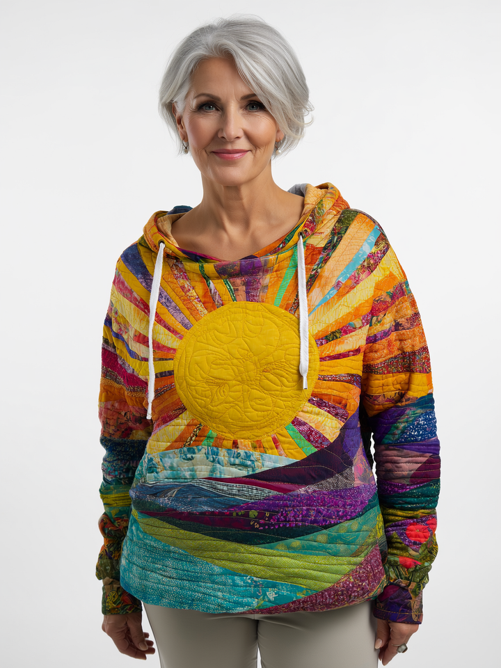Ember | Women's Relaxed Colorful Sunrise Hoodie