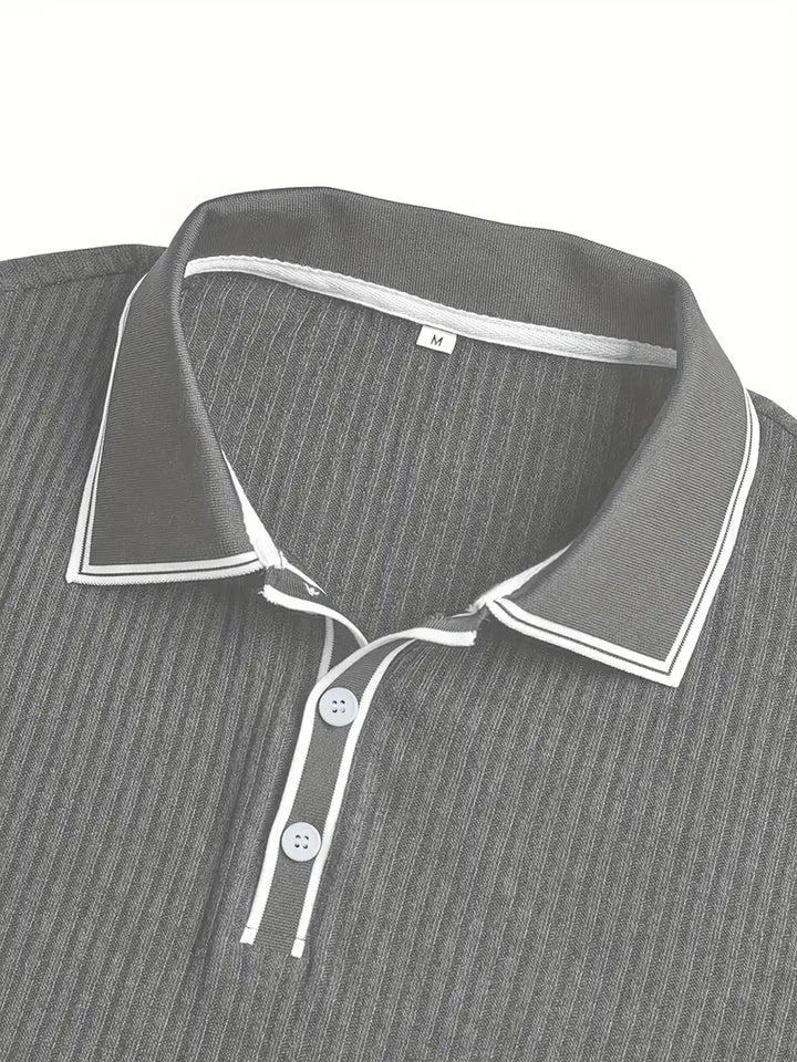 Emilio | Men's Tailored Custom Polo with Buttons