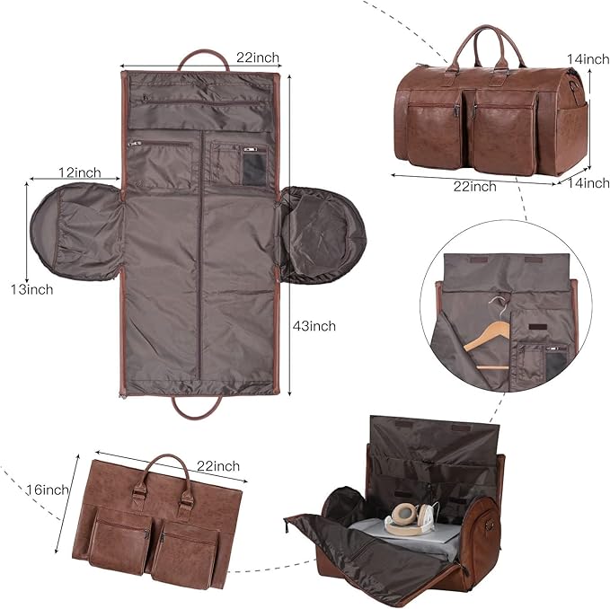 Lillfrid | Classic Weekend Bag with Vintage Touch and Pockets