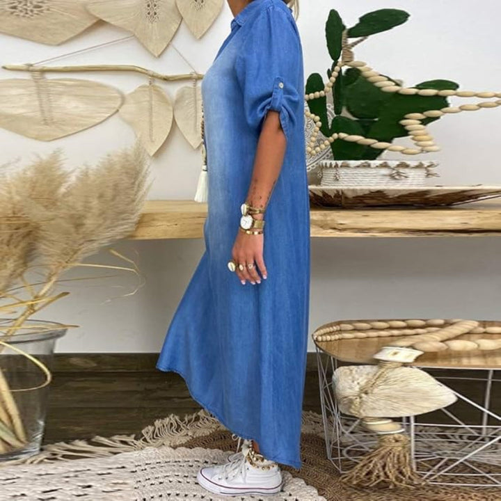 Ilse | Women's Relaxed Summer V-Neck Half Dress