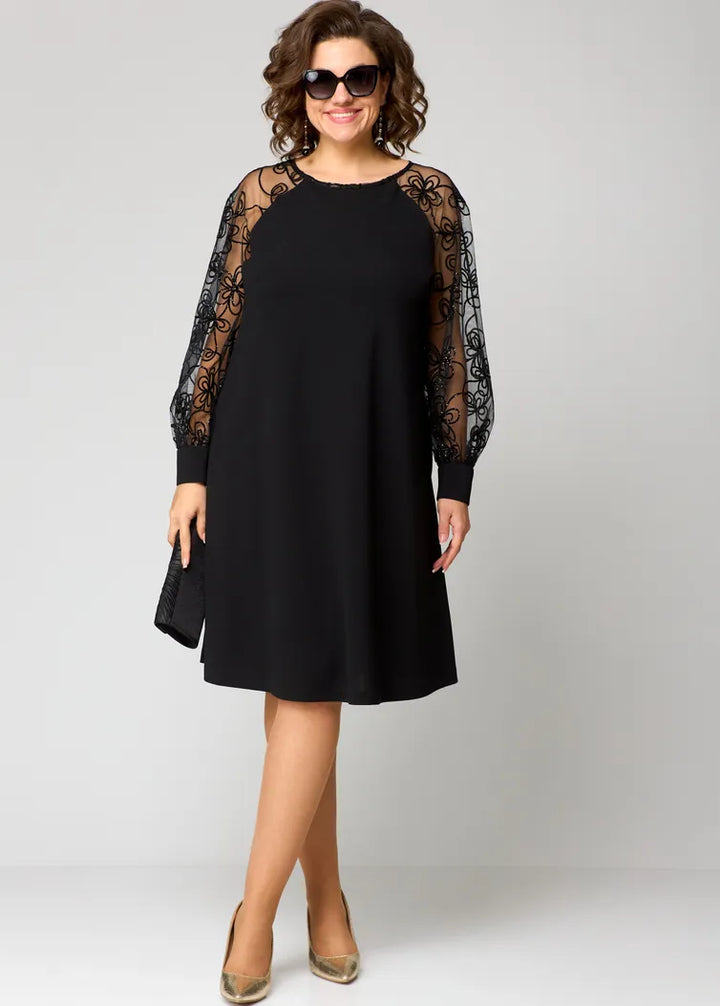 Elara | Women's Midi Sleeve Dress