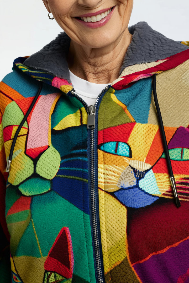 Marigold | Women's Oversized Artistic Cardigan