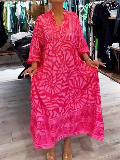 Mira | V-Neck Printed Dress (Almost Sold Out)